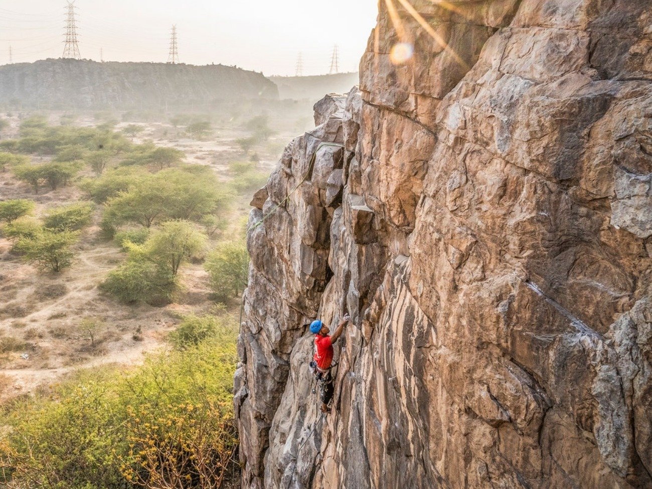 Rockclimbing in Delhi